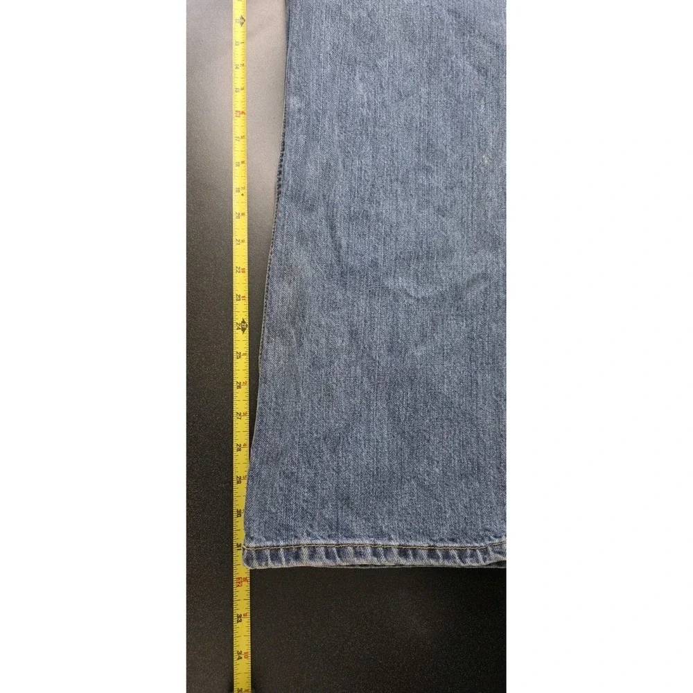 Cinch Men 34x32 Relaxed Straight Blue Medium Wash Denim Jeans 5-Pocket Logo